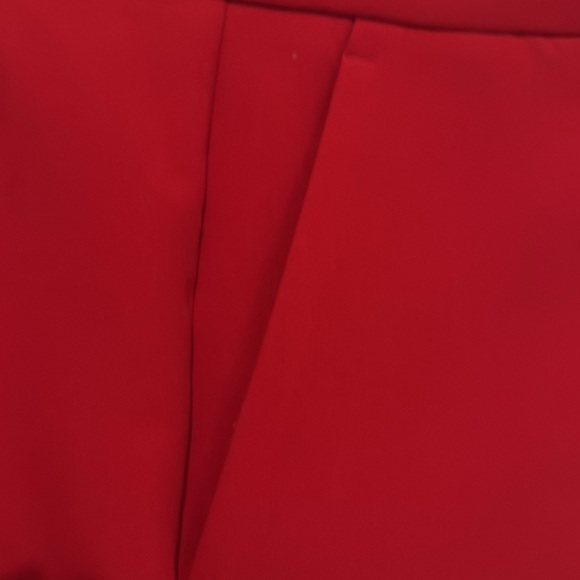 Banana Republic Avery Straight-Fit Mid-Rise Red pant size 14 New With Tags - Picture 10 of 11